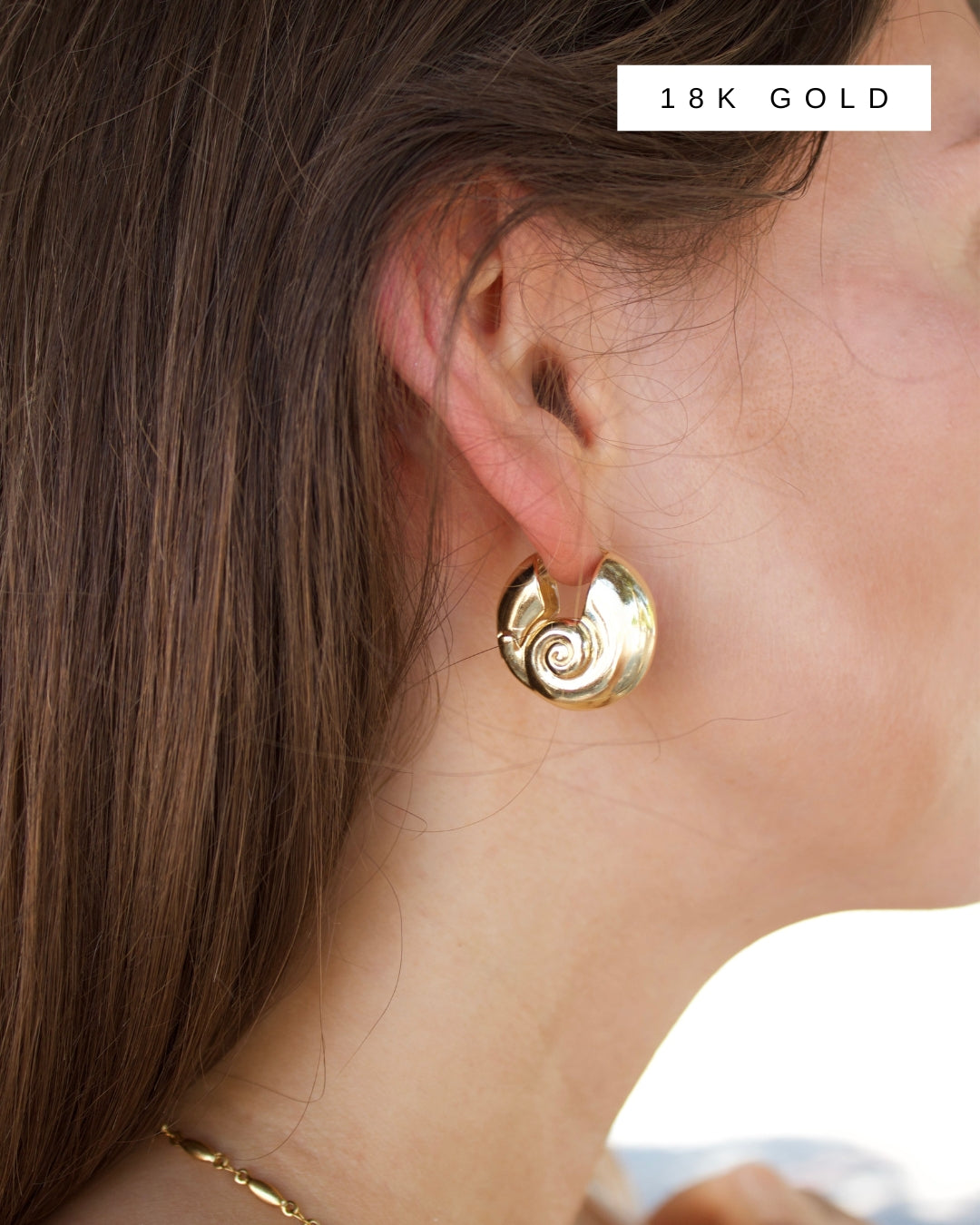 HYPOALLERGENIC SHELL EARRINGS