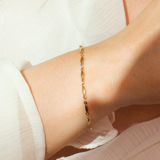 BEADED CHAIN BRACELET