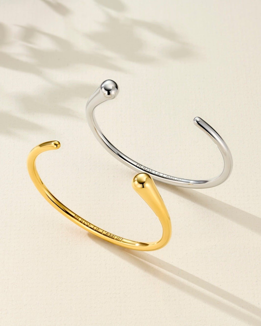 OPEN DROPLET CUFF BANGLE