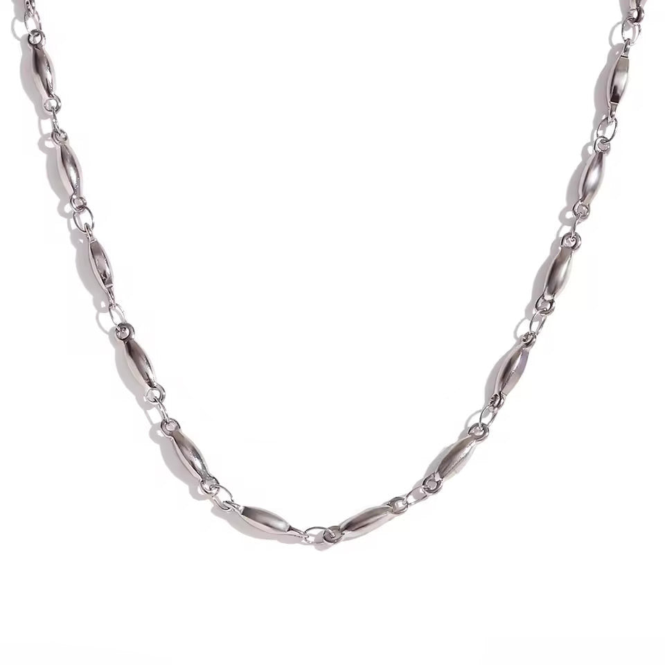 BEADED CHAIN NECKLACE