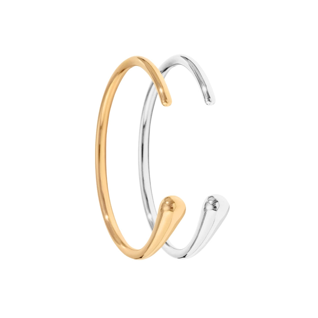 OPEN DROPLET CUFF BANGLE
