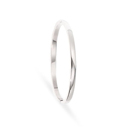 Oval Clasp Bangle