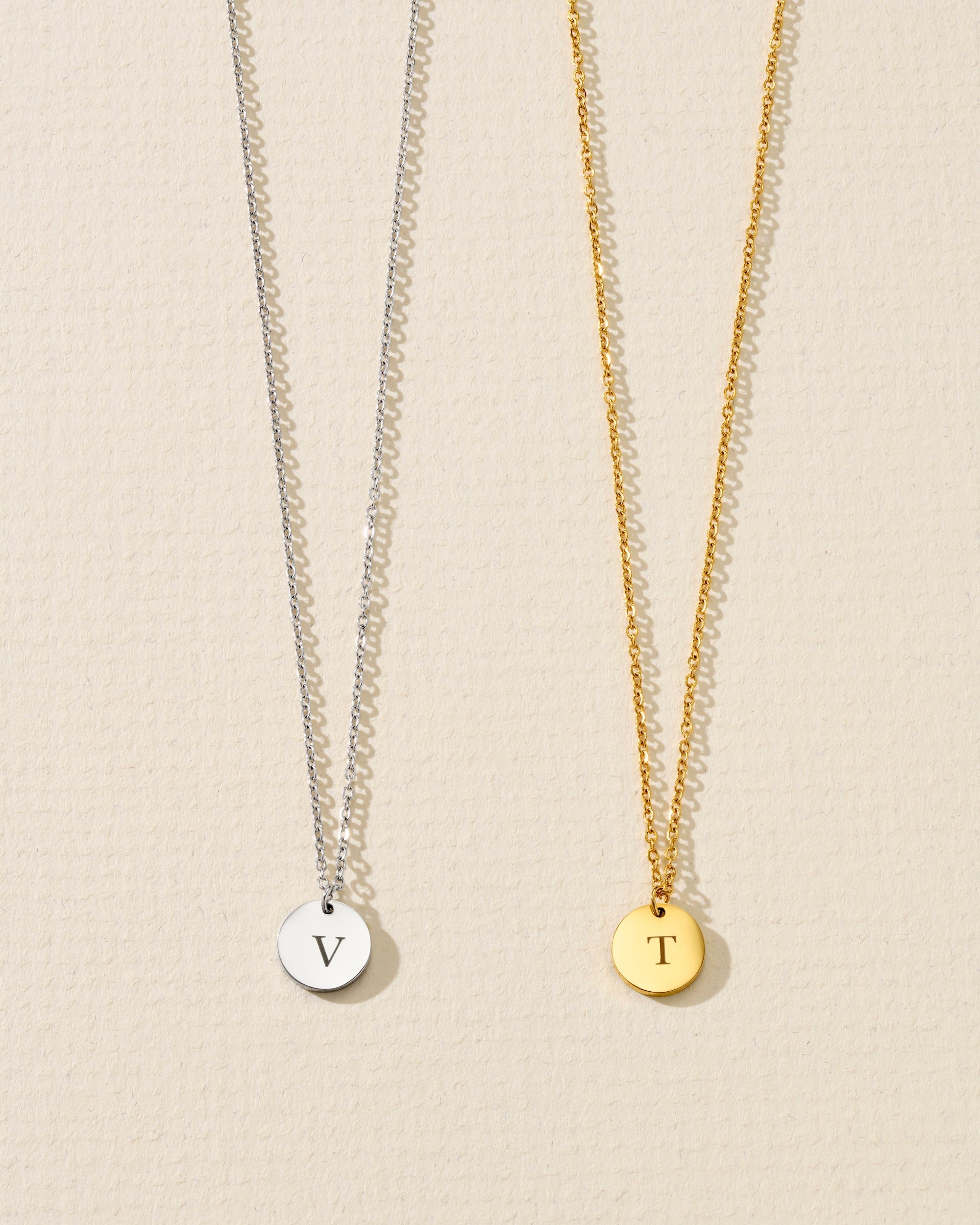 Mini Personalised Disc Necklace