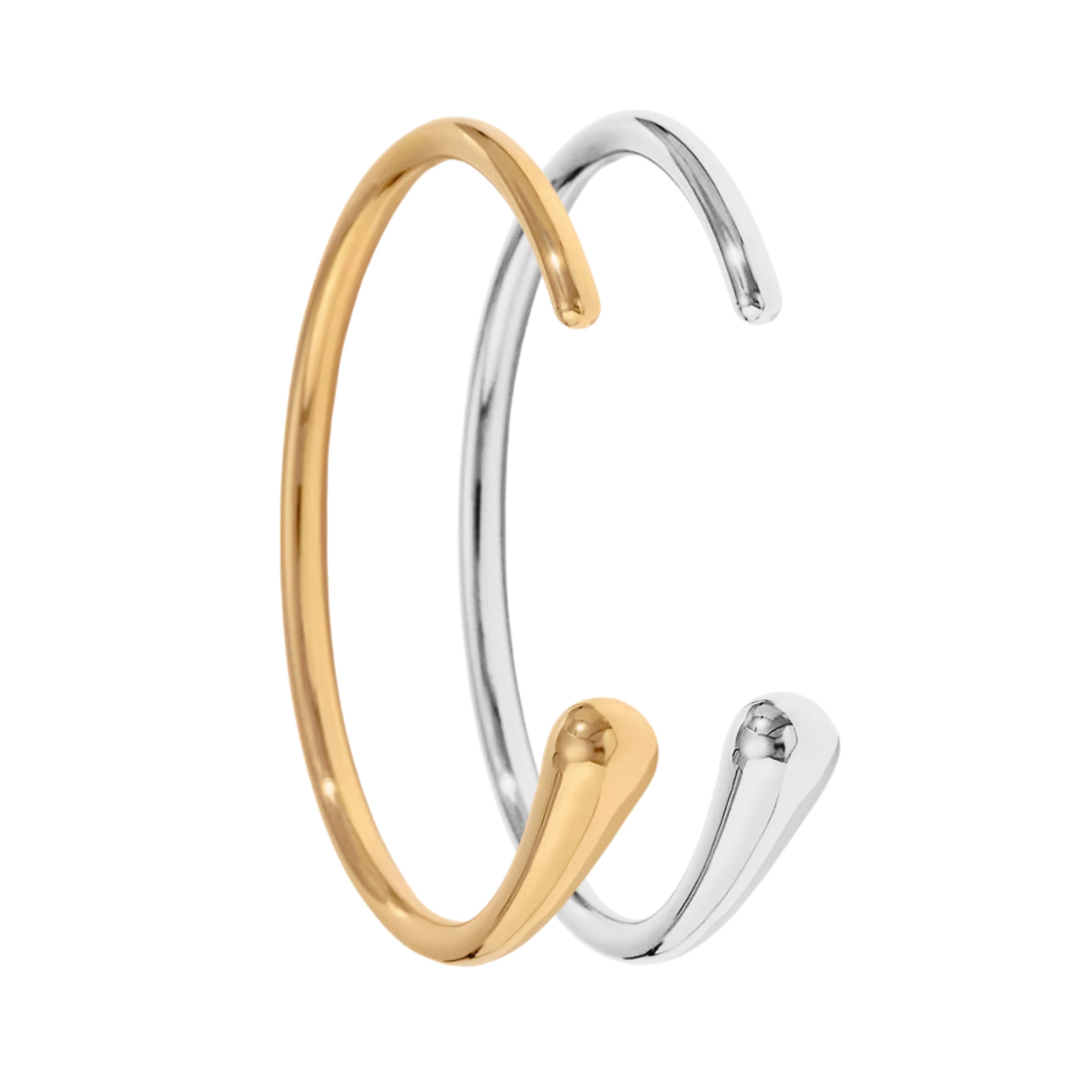 OPEN DROPLET CUFF BANGLE