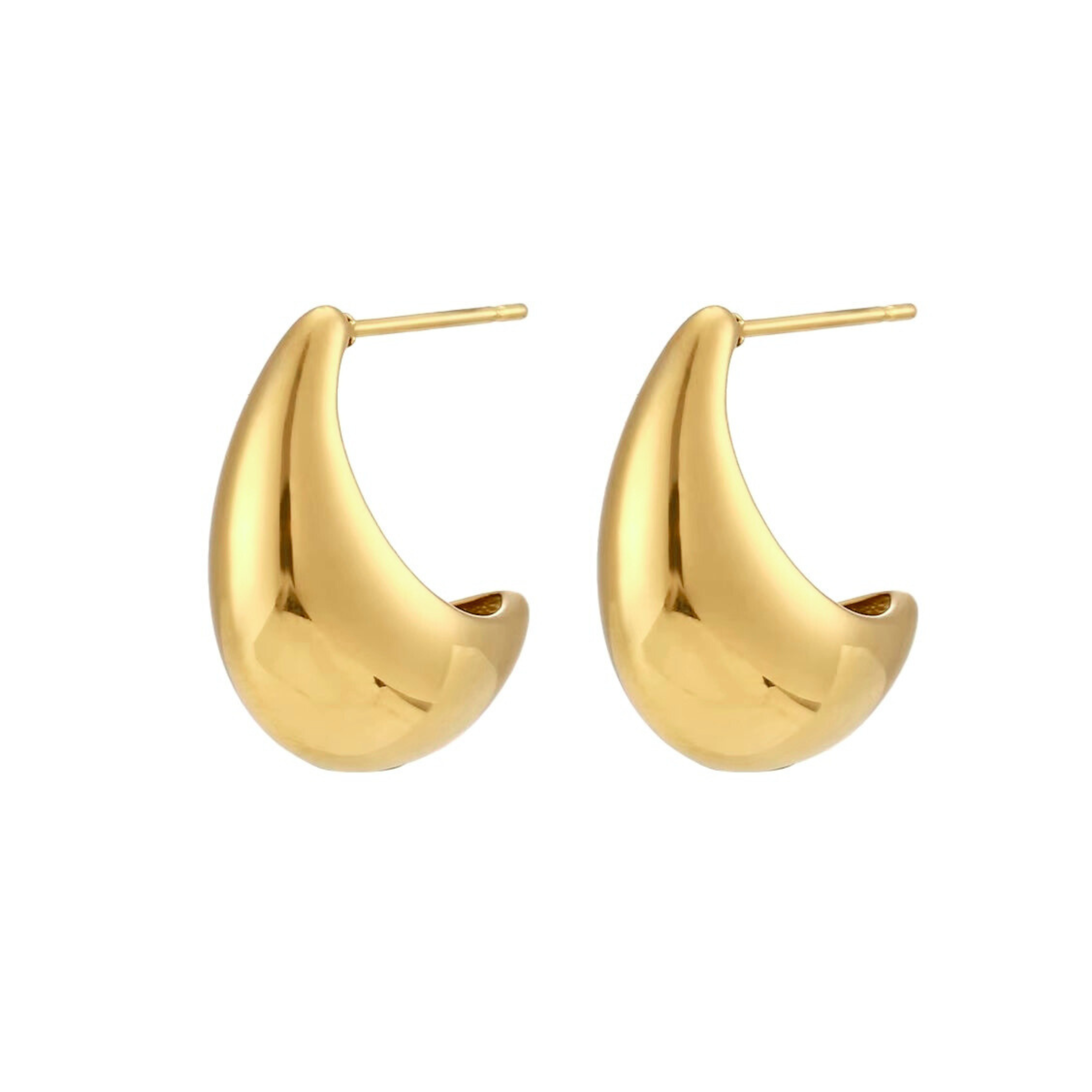 CHUNKY TEARDROP HYPOALLERGENIC EARRINGS