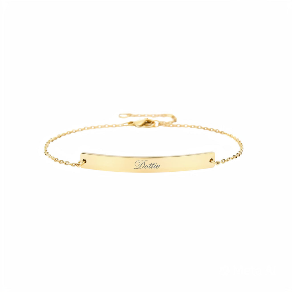 Personalised Bar Bracelet